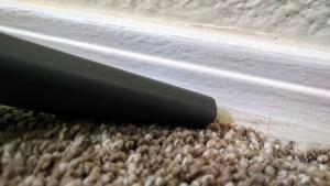 Vacuuming for Health 7 The crevice tool also helps get into those small or tight areas like between your fridge and cabinets or behind your entertainment center.