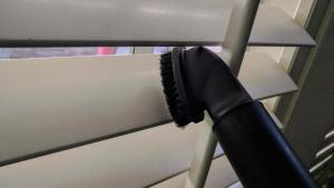 Vacuuming for Health 9 Use the brush attachment to vacuum your blinds.