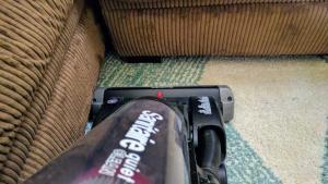 Vacuuming for Health 19 Outline the room, then fill in a slow, methodical manner.