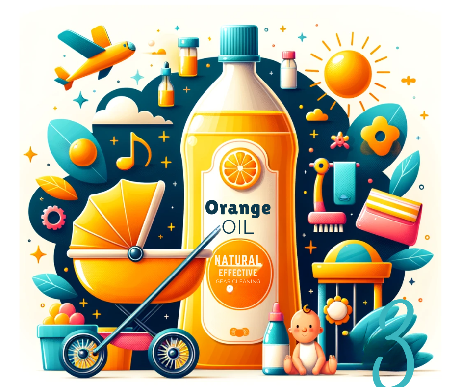 orange oil for cleaning baby gear germz be gone